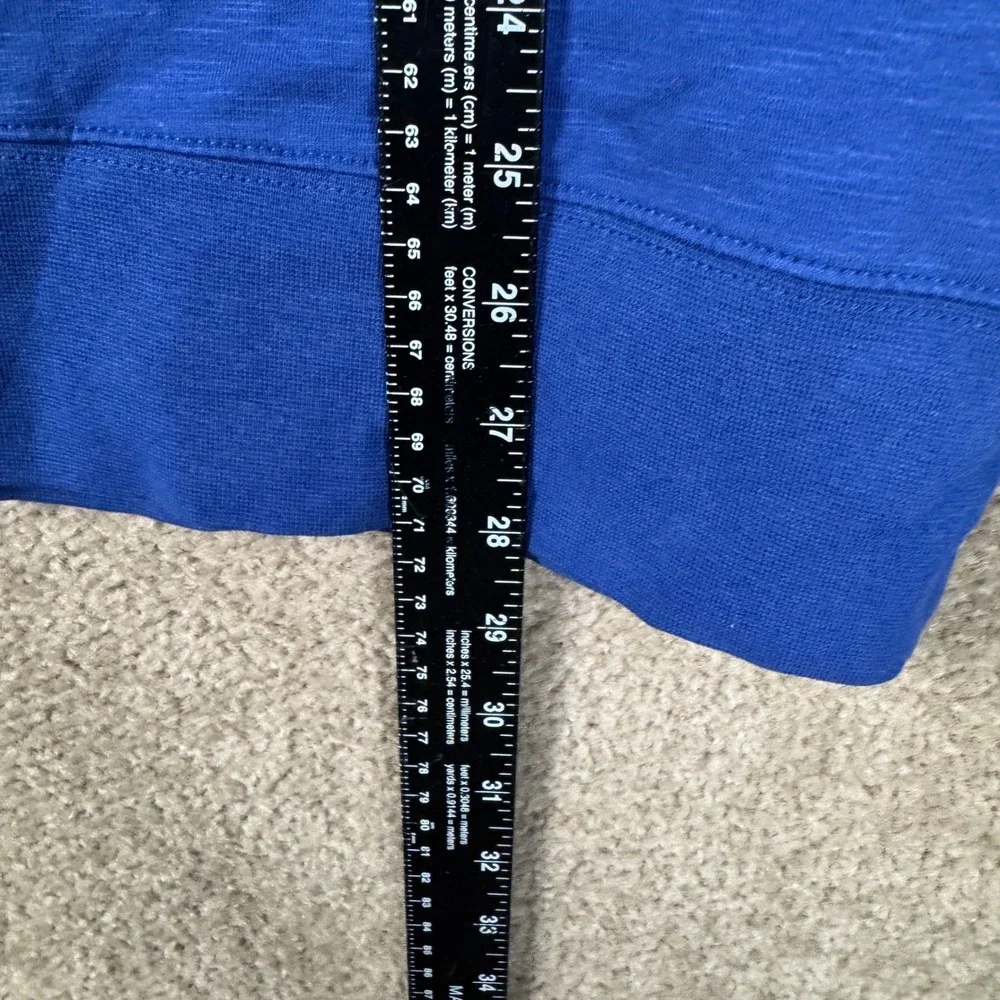 NN07 Barrow Crew Sweatshirt Mens XXL Cobalt Blue Slub Cotton Pullover Casual NWT